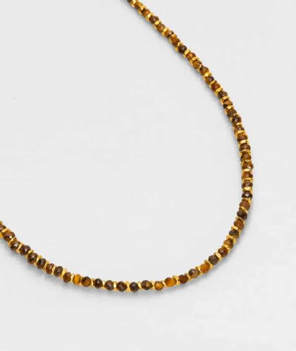 Collier Jaipur XL Oeil De Tigre^Une A Une Hot