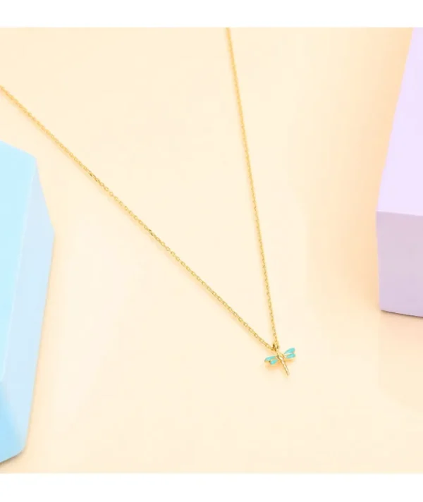 Collier Libellule Turquoise^Une A Une Outlet