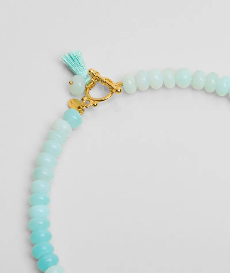 collier_lollies_aqua_calc_1.webp Collier Lollies Aqua Calcédoine^Une A Une Sale
