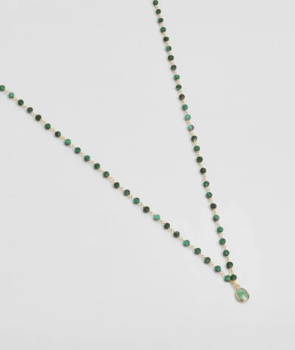 Collier Long Alwar Émeraude^Une A Une Discount