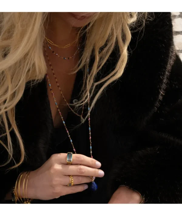 Collier Long Alwar Émeraude^Une A Une Discount