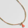 Collier Mala Pompon Rose Fluo^Une A Une Best