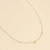 Collier Mini Coeur Blanc^Une A Une Online