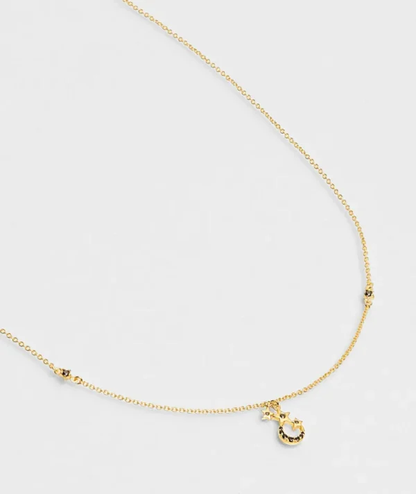 Collier Mini Moon Noir^Une A Une Fashion