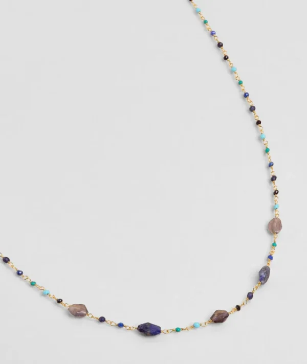 Collier Mumbai Bleu^Une A Une Clearance