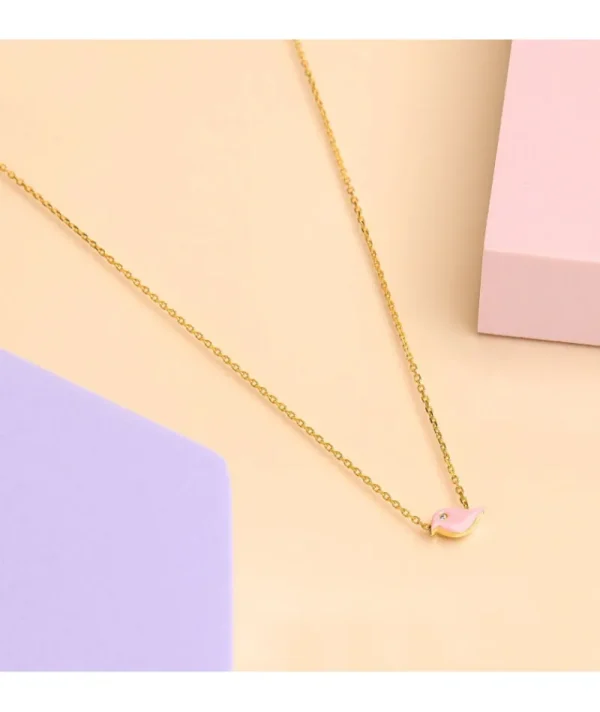 Collier oiseau malabar^Une A Une Fashion