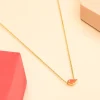 Collier oiseau orange fluo^Une A Une Fashion