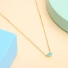 Collier oiseau turquoise^Une A Une Fashion