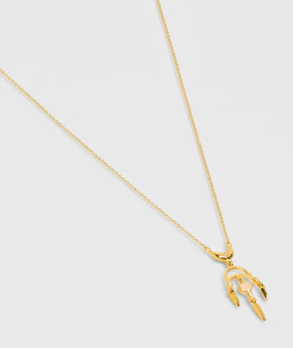 Collier Petit Apis Pierre De Lune^Une A Une Discount