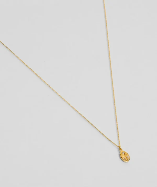 Collier Petit Khepri Blanc^Une A Une Online