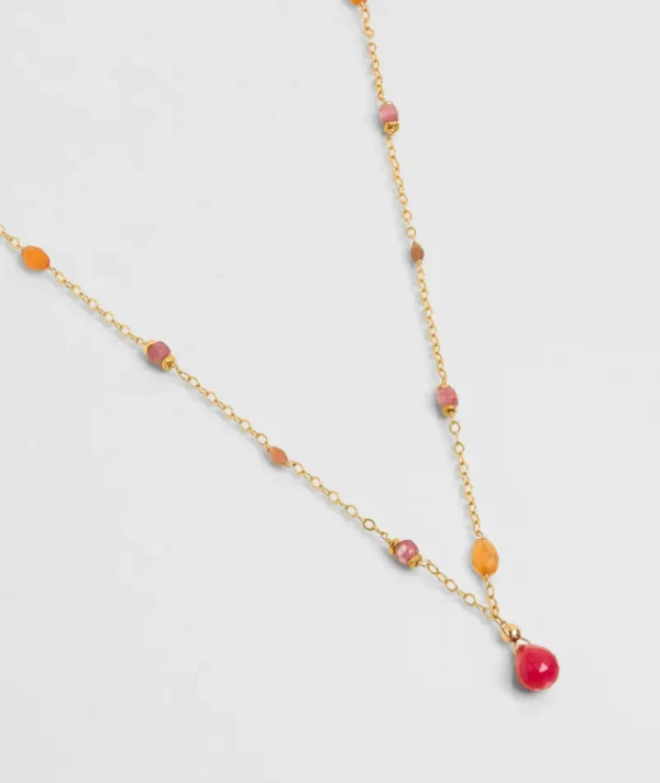 Collier Pierre&Goutte Rubis^Une A Une Fashion