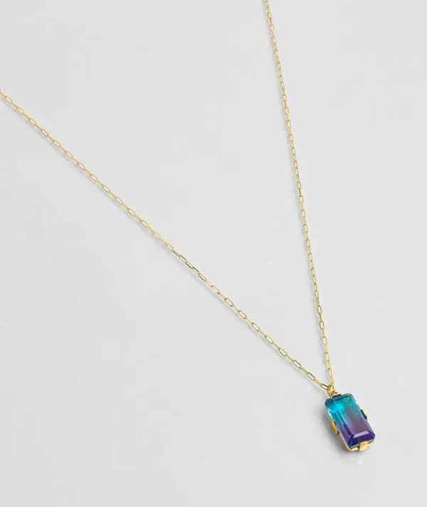 Collier Rain Bleu Violet^Une A Une Discount