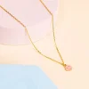 Collier Smiley Rose Fluo^Une A Une Best