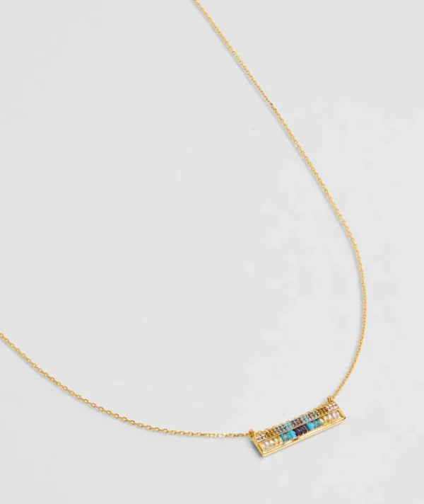 Collier Sunset Bleu^Une A Une Fashion