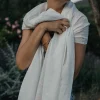 Foulard coton orange^Une A Une Sale