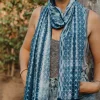Foulard soie navy^Une A Une Hot
