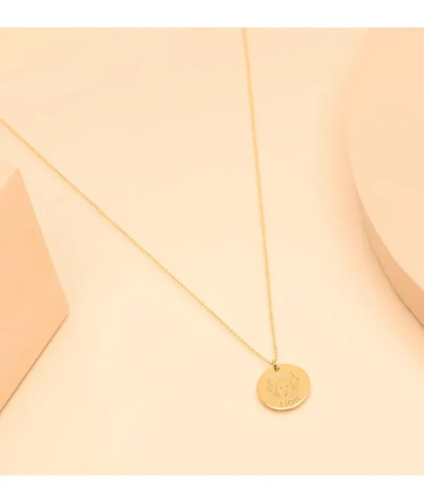 Medaille zodiaque LION^Une A Une Fashion