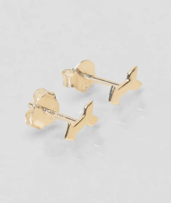 Puces d'oreilles fleche argent^Une A Une Outlet