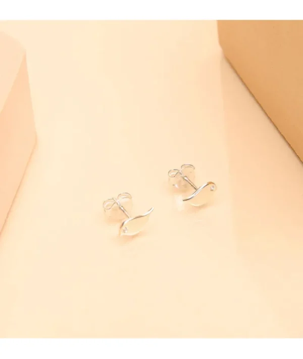 Puces d'oreilles oiseau argent^Une A Une Best