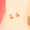 Puces d'oreilles oiseau orange^Une A Une Best